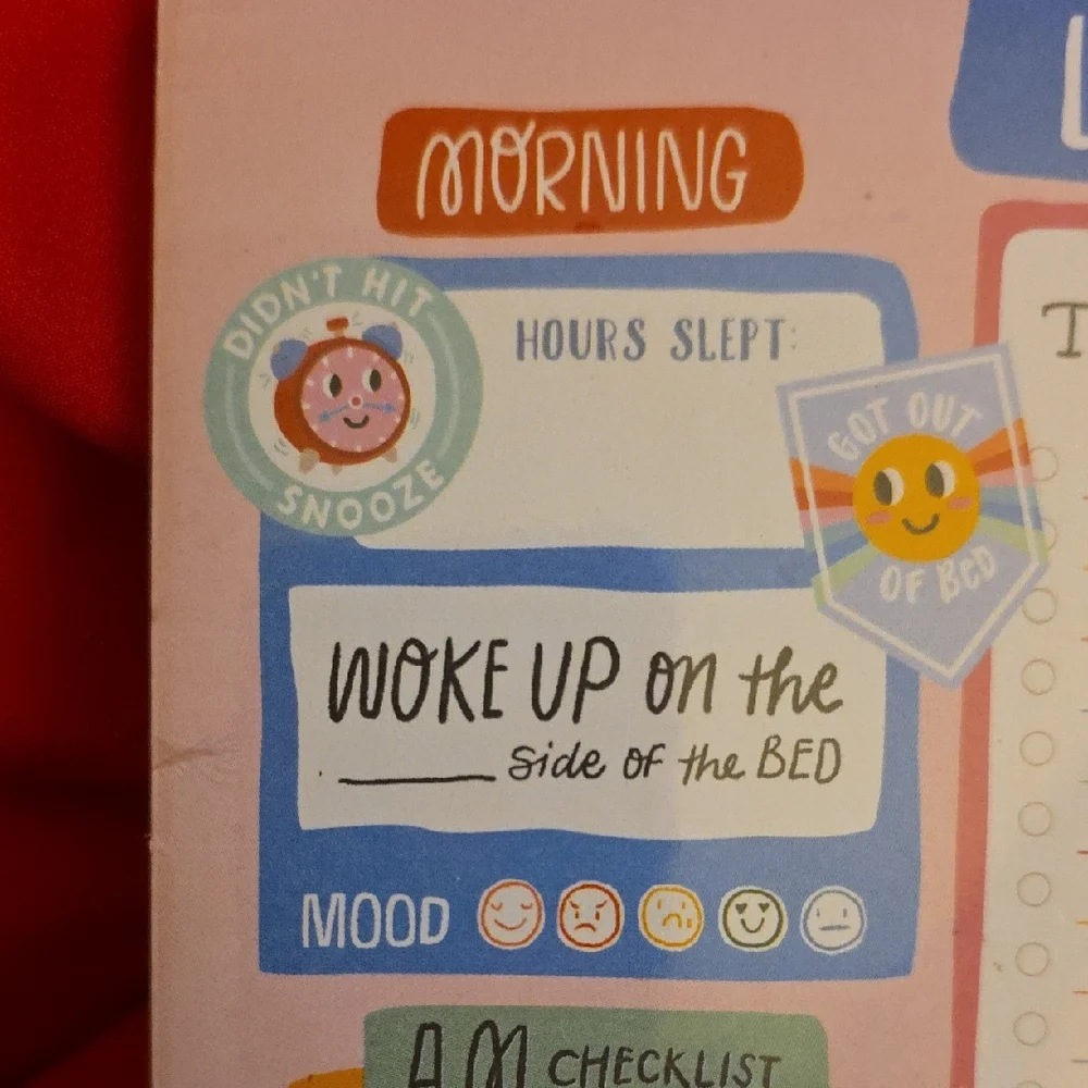 Colorful and FUN Adulting Planner Pad (New)
